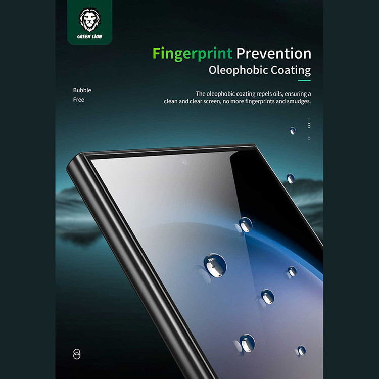 محافظ صفحه نمایش گرین لاین مدل 9H Crystal Shield مناسب برای گوشی موبایل سامسونگ Galaxy S24 Ultra