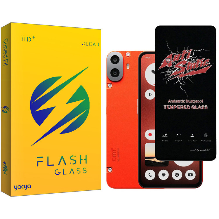 محافظ صفحه نمایش یاکیا مدل Flash Antistatic مناسب برای گوشی موبایل ناتینگ فون CMF 1
