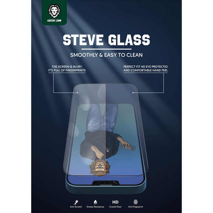 محافظ صفحه نمایش گرین لاین مدل Steve مناسب برای گوشی موبایل اپل iPhone 13 / 13 Pro