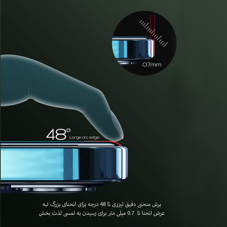 محافظ صفحه نمایش گرین لاین مدل Steve مناسب برای گوشی موبایل اپل iPhone 13 / 13 Pro