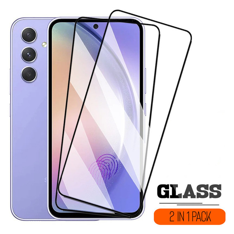 محافظ صفحه نمایش سامورایی مدل ovglass مناسب برای گوشی موبایل سامسونگ Galaxy A54 بسته 2 عددی