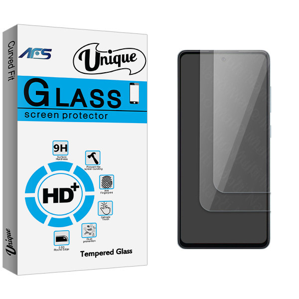 محافظ صفحه نمایش شیشه ای ای اف اس مدل Unique Glass مناسب برای گوشی موبایل سامسونگ A21s بسته دو عددی