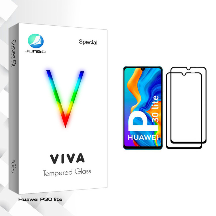 محافظ صفحه نمایش جانبو مدل Viva Glass مناسب برای گوشی موبایل هوآوی P30 lite بسته دو عددی