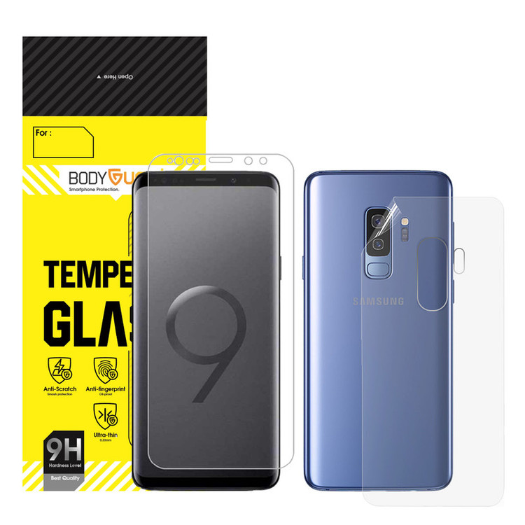 محافظ صفحه نمایش بادیگارد مدل HydroGel مناسب برای گوشی موبایل سامسونگ Galaxy S9 Plus به همراه محافظ پشت گوشی