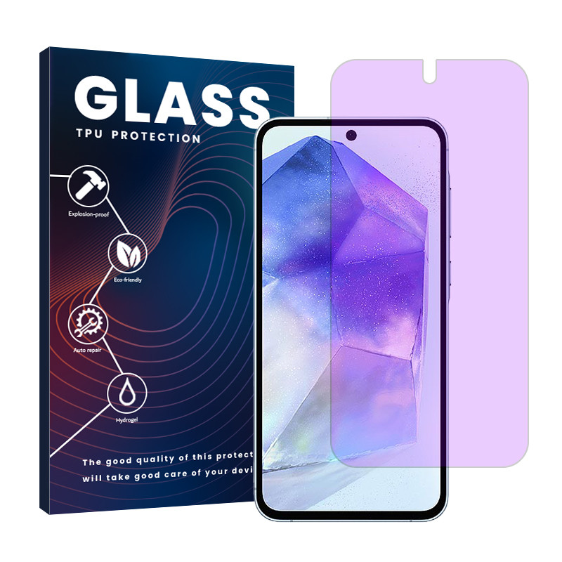محافظ صفحه نمایش آنتی پرپل گلس مدل Resistant مناسب برای گوشی موبایل سامسونگ Galaxy A55