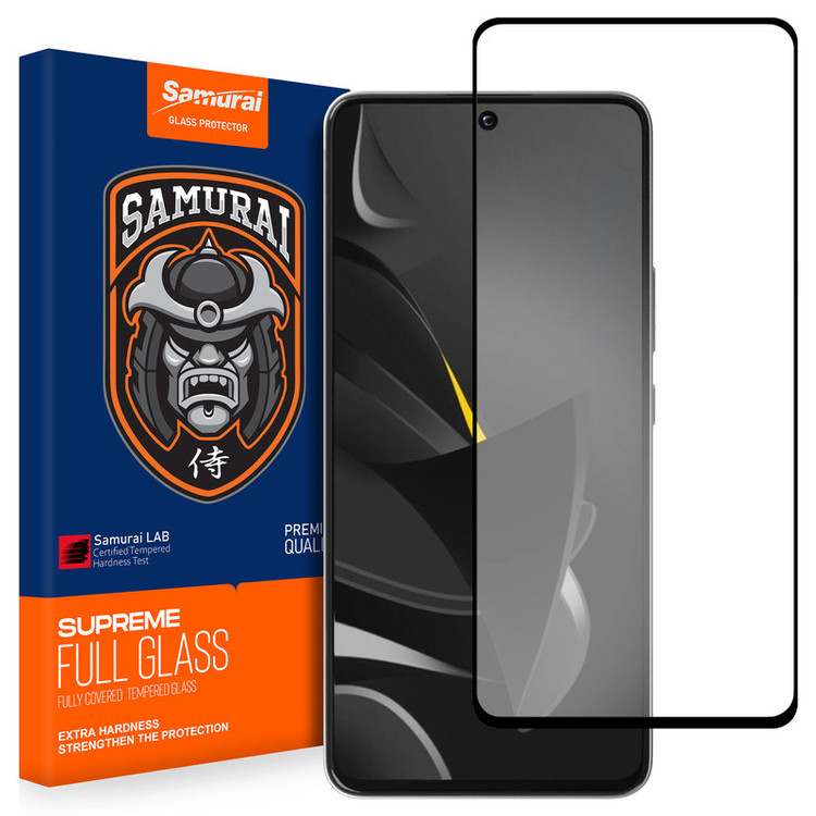 محافظ صفحه نمایش سامورایی مدل ovglass مناسب برای گوشی موبایل شیائومی Poco M7 Pro
