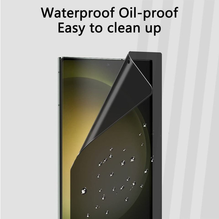 محافظ صفحه نمایش حریم شخصی بادیگارد مدل HydroGel مناسب برای گوشی موبایل سامسونگ Galaxy S23 Ultra به همراه محافظ پشت گوشی