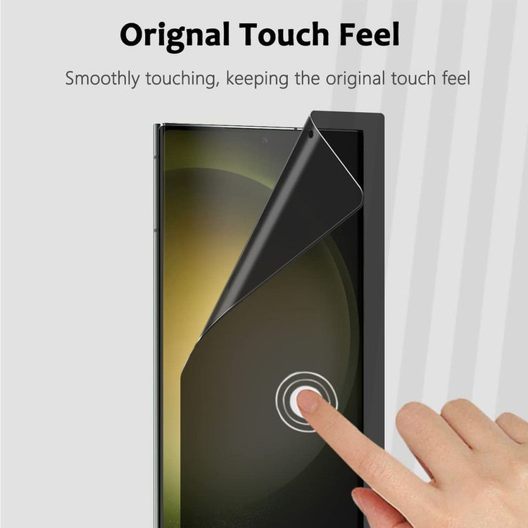 محافظ صفحه نمایش حریم شخصی بادیگارد مدل HydroGel مناسب برای گوشی موبایل سامسونگ Galaxy S23 Ultra به همراه محافظ پشت گوشی