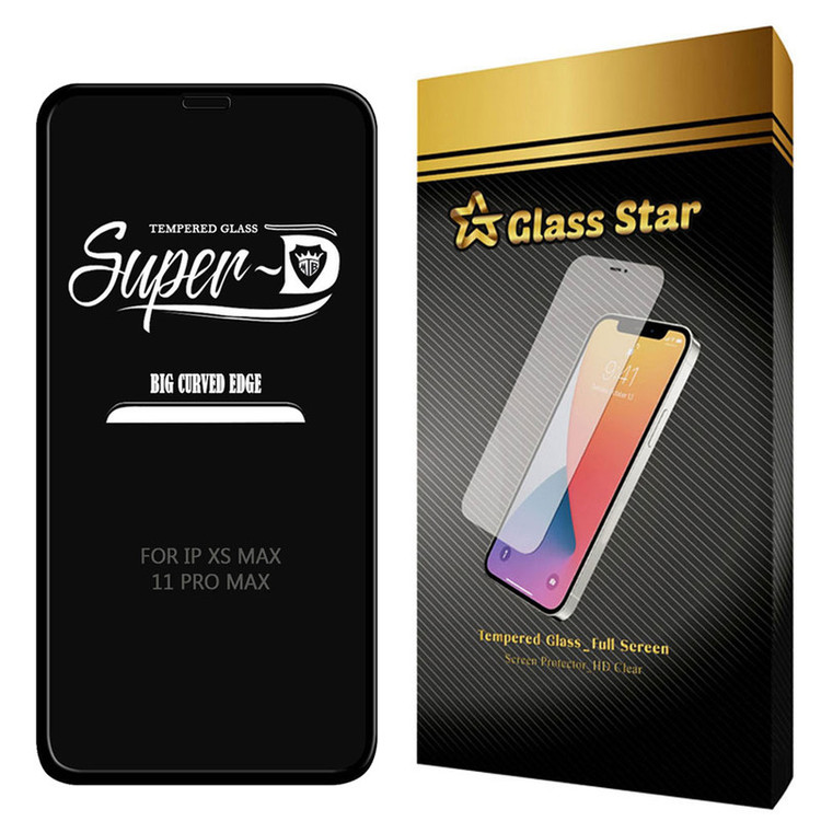 محافظ صفحه نمایش گلس استار مدل SUD مناسب برای گوشی موبایل اپل iPhone XS Max