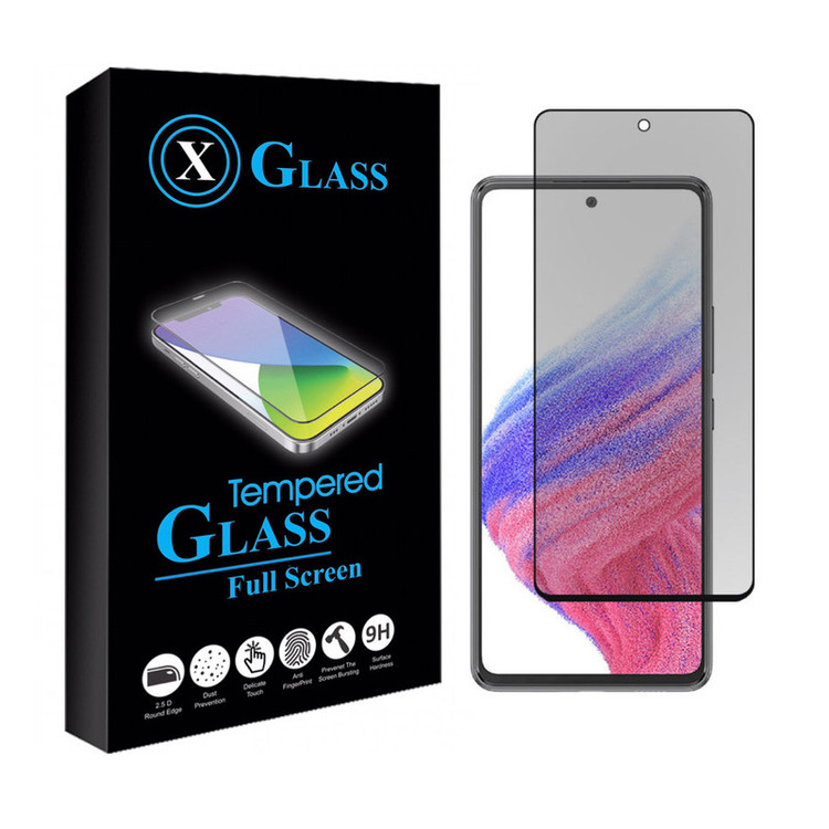 محافظ صفحه نمایش ایکس گلس مدل فول پرایوسی مناسب برای گوشی موبایل سامسونگ GALAXY A53 5G