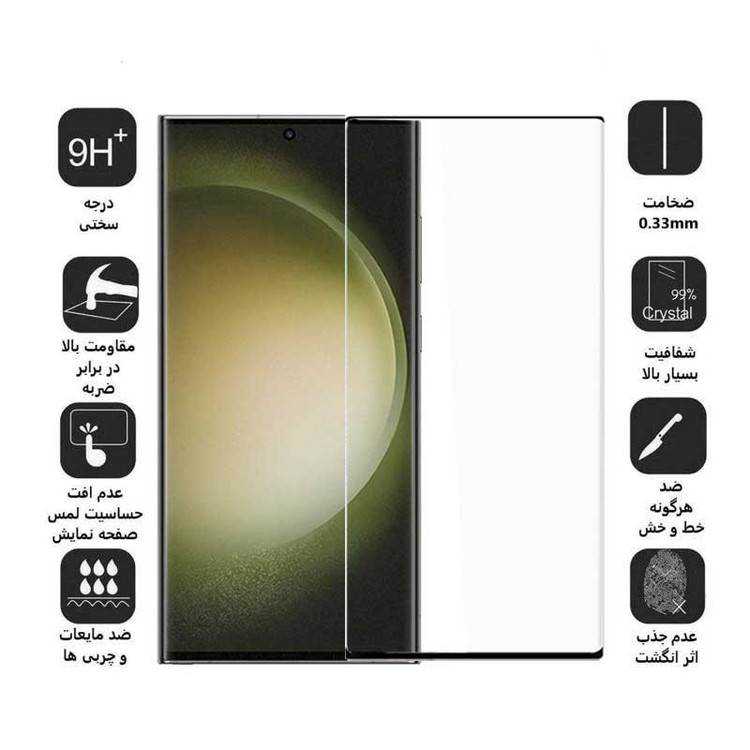 محافظ صفحه نمایش اپیکوی مدل Anti-Static مناسب برای گوشی موبایل سامسونگ Galaxy S23 Ultra