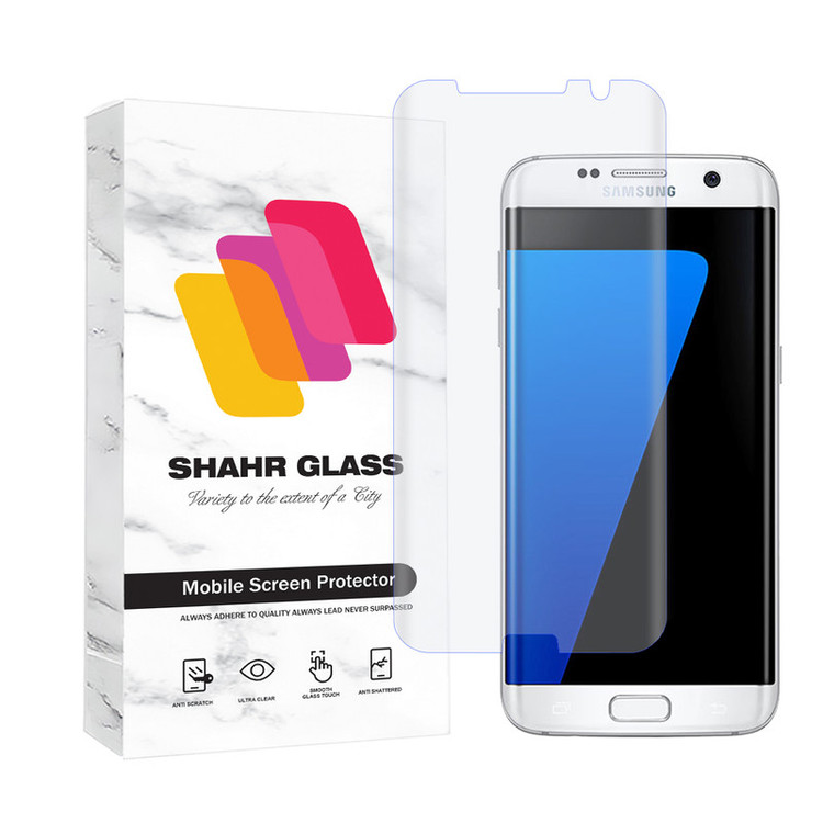 محافظ صفحه نمایش یووی شهر گلس مدل UVLIGHTSH مناسب برای گوشی موبایل سامسونگ Galaxy S7 edge