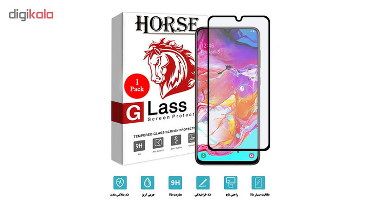 محافظ صفحه نمایش 5D مات هورس مدل CMT مناسب برای گوشی موبایل سامسونگ Galaxy A70