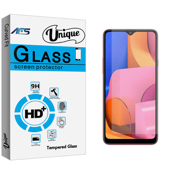 محافظ صفحه نمایش ای اف اس مدل Unique Glass مناسب برای گوشی موبایل سامسونگ Galaxy A20s
