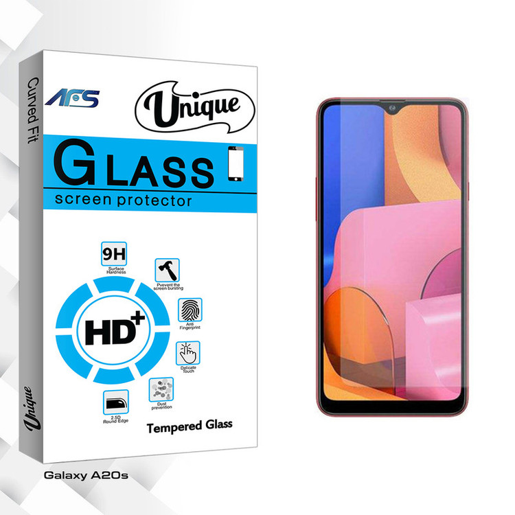 محافظ صفحه نمایش ای اف اس مدل Unique Glass مناسب برای گوشی موبایل سامسونگ Galaxy A20s