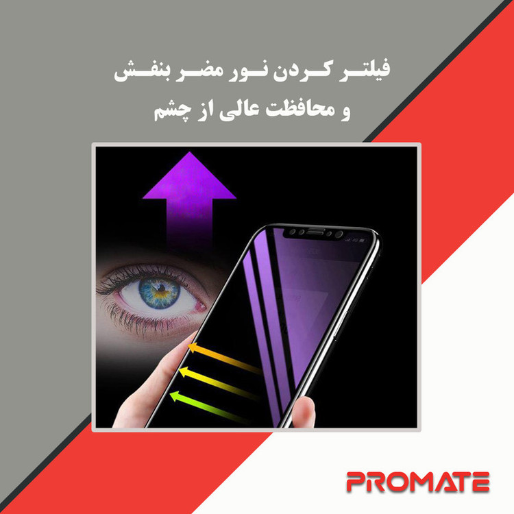 محافظ صفحه نمایش ضد اشعه بنفش پرومیت مدل Resistant مناسب برای گوشی موبایل ناتینگ فون1