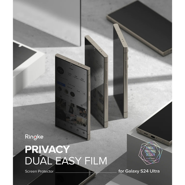 محافظ صفحه نمایش حریم شخصی بادیگارد مدل PS مناسب برای گوشی موبایل سامسونگ Galaxy S24 Ultra
