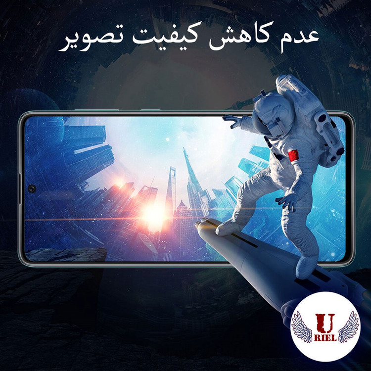 محافظ صفحه نمایش نانو مدل گلس UCM-K مناسب برای گوشی موبایل شیائومی Redmi Note 14 4G بسته پنج عددی