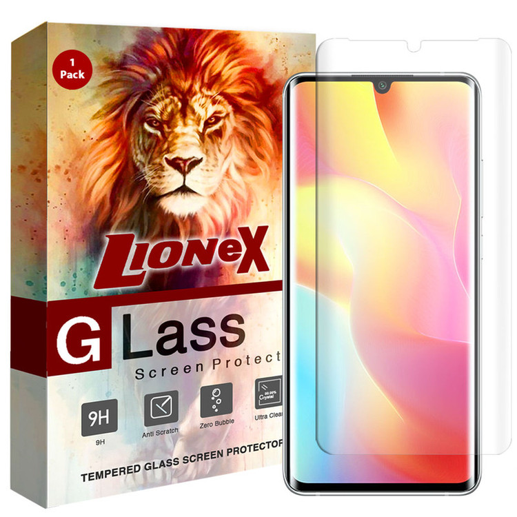 محافظ صفحه نمایش یووی لایت لایونکس مدل LSP مناسب برای گوشی موبایل شیائومی Mi Note 10 Lite