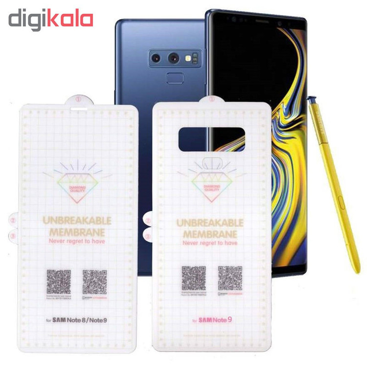 محافظ صفحه نمایش و پشت گوشی بوف مدل Hg01 مناسب برای گوشی موبایل سامسونگ Galaxy Note 9