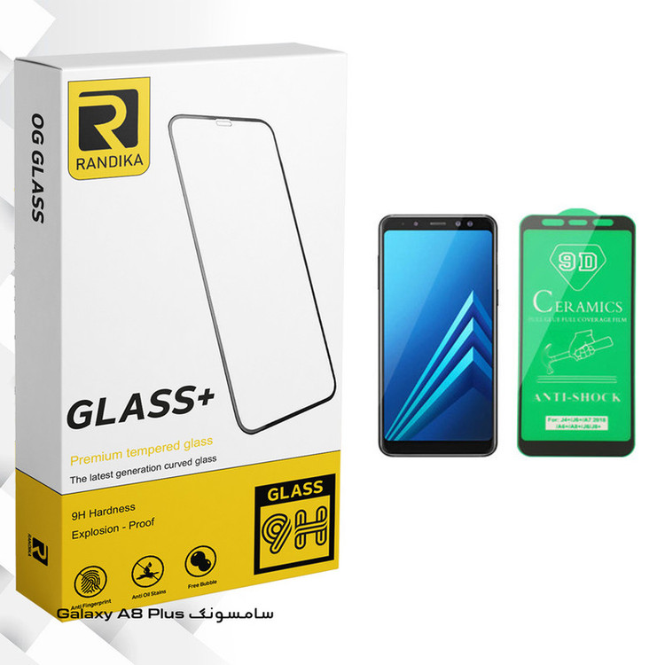 محافظ صفحه نمایش سرامیکی راندیکا مدل GLD مناسب برای گوشی موبایل سامسونگ Galaxy A8 Plus