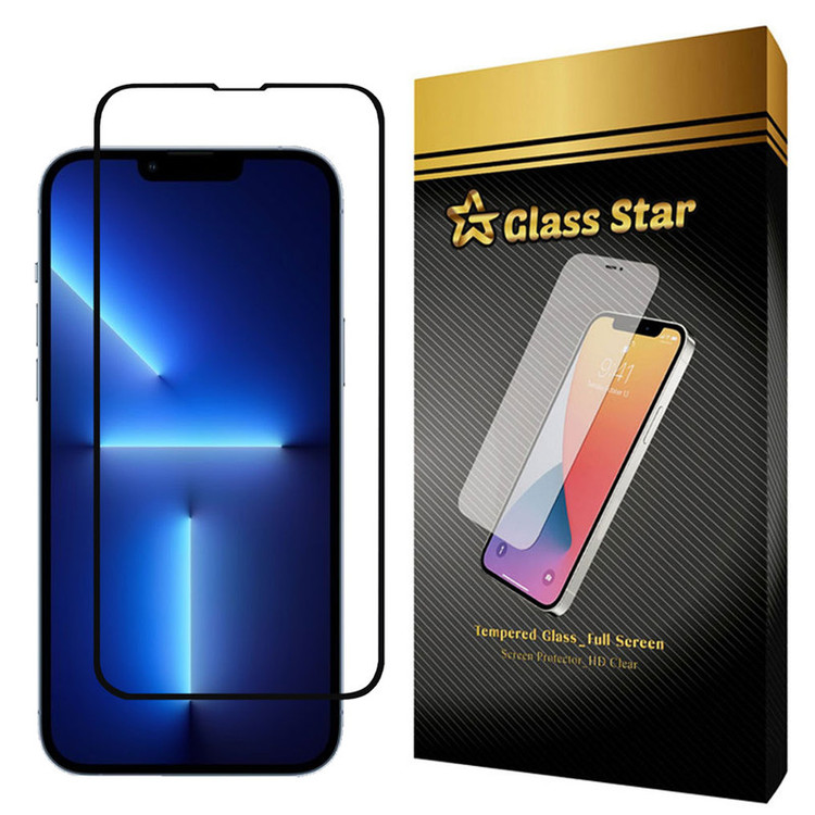محافظ صفحه نمایش گلس استار مدل FGX مناسب برای گوشی موبایل اپل iPhone 13