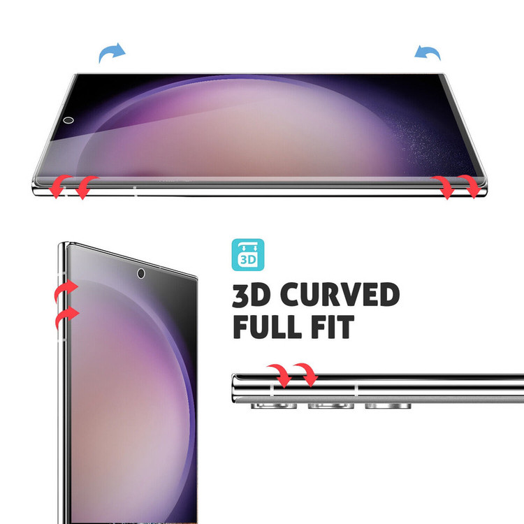 محافظ صفحه نمایش بادیگارد مدل HydroGel مناسب برای گوشی موبایل سامسونگ Galaxy S24 Ultra به همراه محافظ پشت گوشی