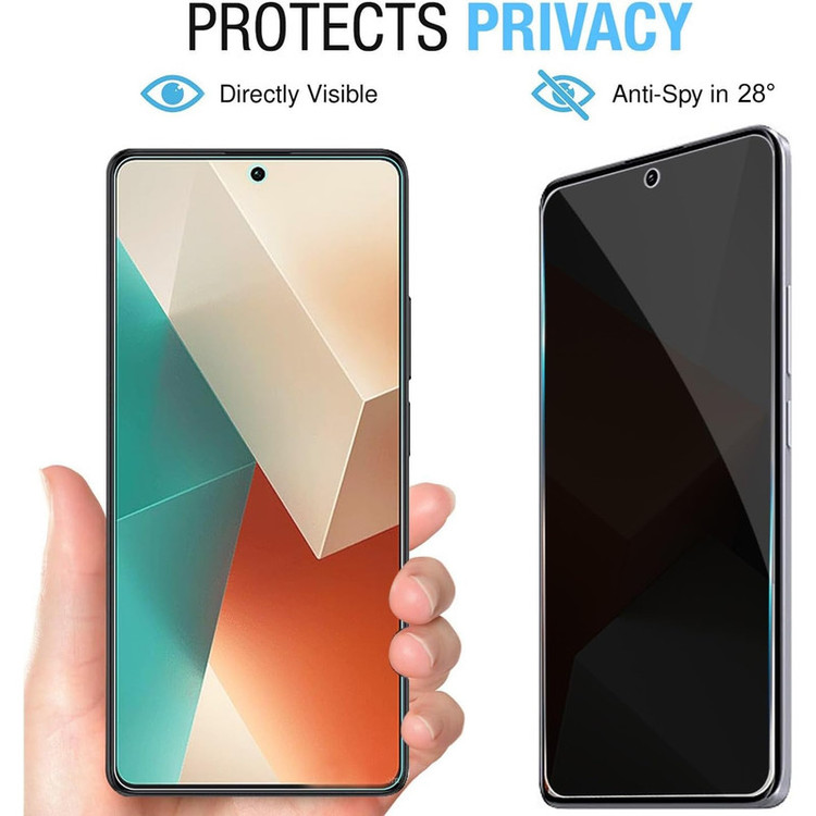 محافظ صفحه نمایش حریم شخصی بادیگارد مدل Hydrogel مناسب برای گوشی موبایل شیائومی Redmi Note 13 Pro Plus