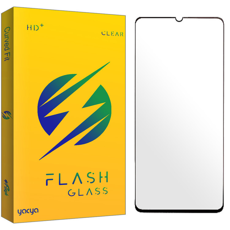 محافظ صفحه نمایش شیشه ای یاکیا مدل Flash Full مناسب برای گوشی موبایل سامسونگ Galaxy A16 4G / Galaxy A16 5G