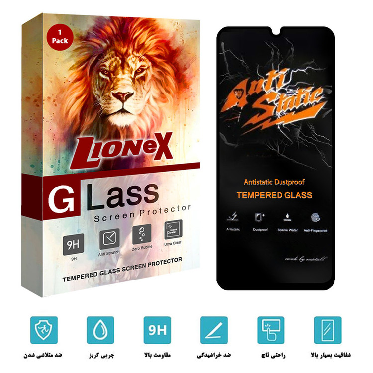 محافظ صفحه نمایش لایونکس مدل AntiStatic-MTB مناسب برای گوشی موبایل سامسونگ Galaxy A31 / A32 4G / F22
