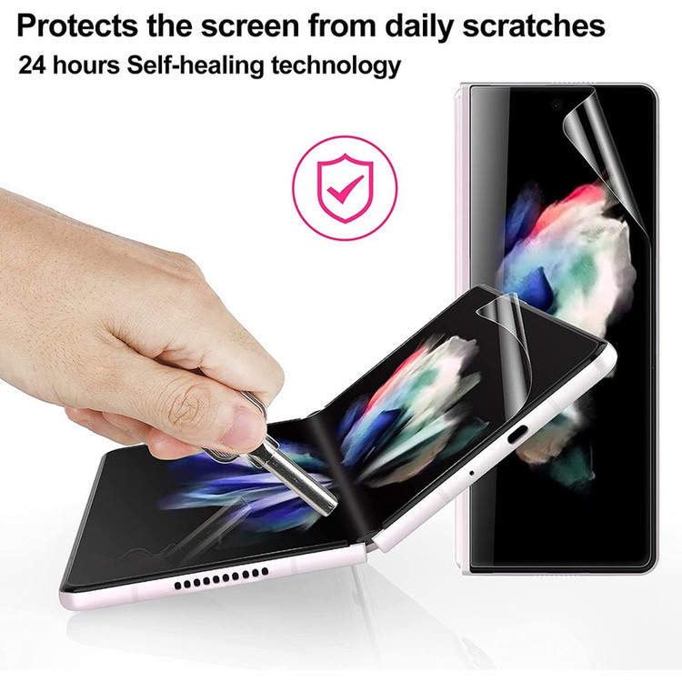 محافظ صفحه نمایش بادیگارد مدل HydroGel مناسب برای گوشی موبایل سامسونگ Galaxy Z Fold 5 به همراه محافظ پشت گوشی