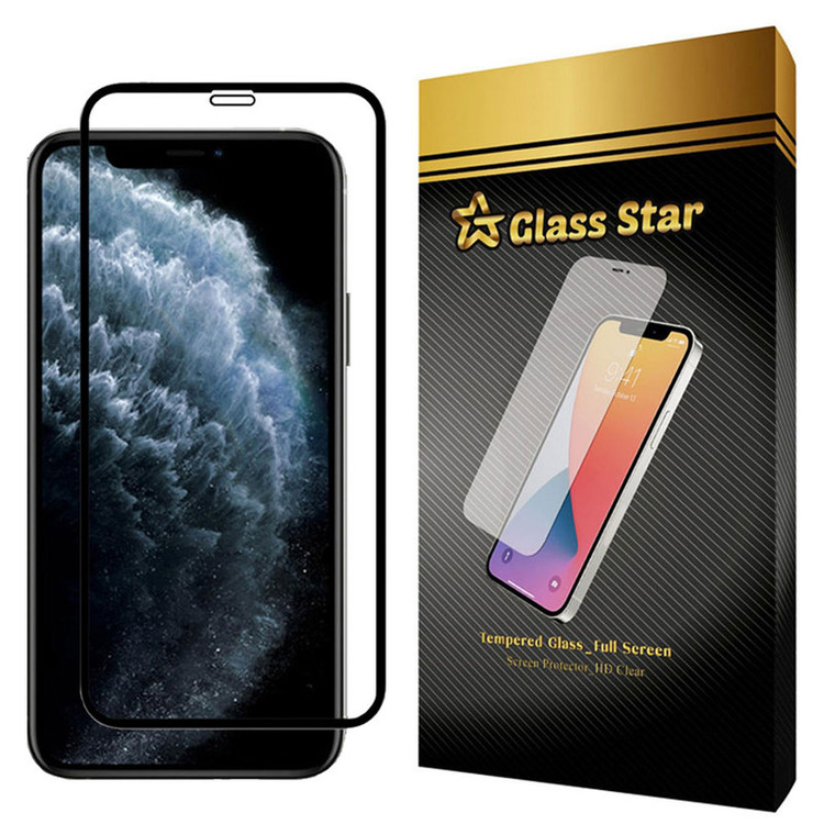 محافظ صفحه نمایش گلس استار مدل FUL مناسب برای گوشی موبایل اپل iPhone 11 Pro Max