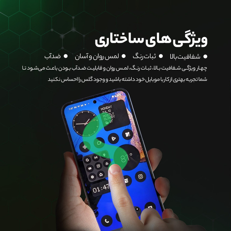 محافظ صفحه نمایش شیشه ای مولتی نانو مدل Antis مناسب برای گوشی موبایل سامسونگ Galaxy A35 / A55