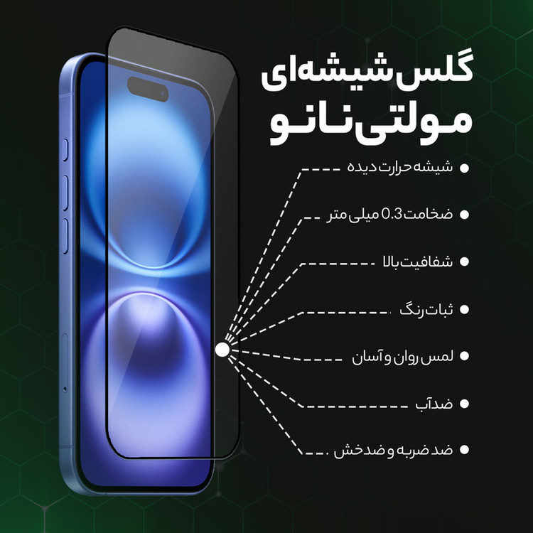 محافظ صفحه نمایش شیشه ای مولتی نانو مدل Antis مناسب برای گوشی موبایل سامسونگ Galaxy A35 / A55