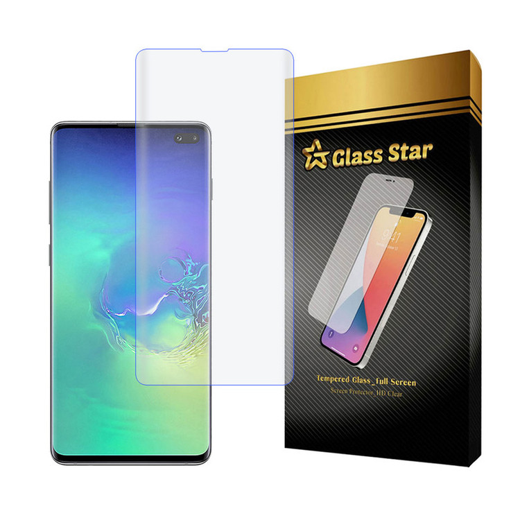 محافظ صفحه نمایش یووی گلس استار مدل UVLIGHTS مناسب برای گوشی موبایل سامسونگ Galaxy S10 Plus