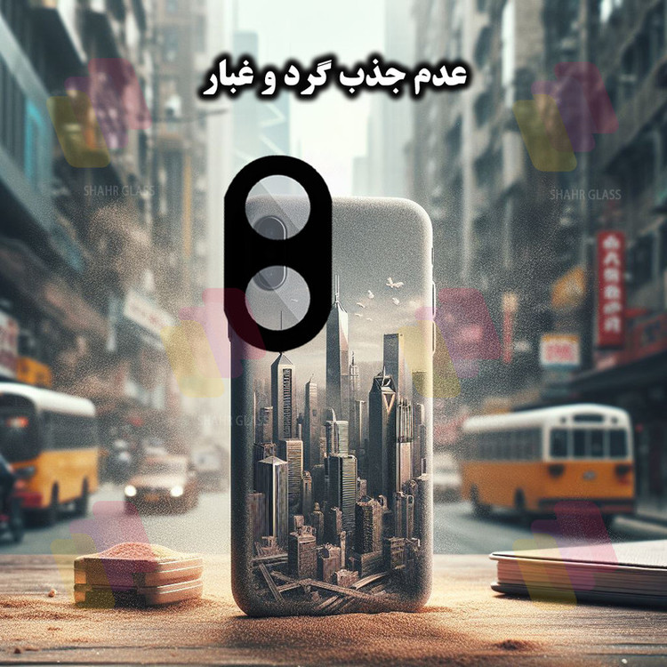 محافظ لنز دوربین شهر گلس مدل LFUD20 مناسب برای گوشی موبایل شیائومی Redmi A5 4G / Poco C71