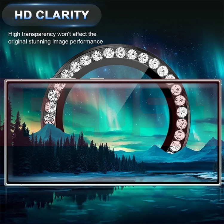 محافظ لنز دوربین پلاس مدل Ring-Diamond-PL مناسب برای گوشی موبایل سامسونگ Galaxy S23 Fe