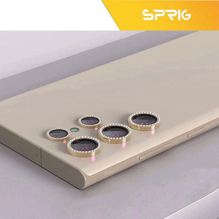 محافظ لنز دوربین رینگی D`HARD مدل Ring metal Diamond مناسب برای گوشی موبایل سامسونگ Galaxy S24 ultra 5G