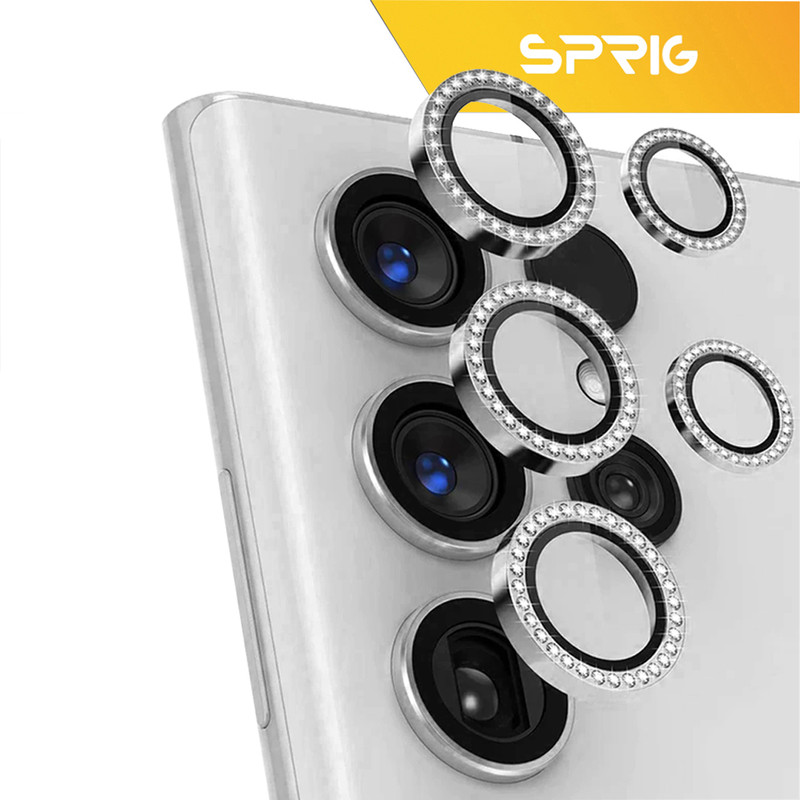 محافظ لنز دوربین رینگی D`HARD مدل Ring metal Diamond مناسب برای گوشی موبایل سامسونگ Galaxy S24 ultra 5G