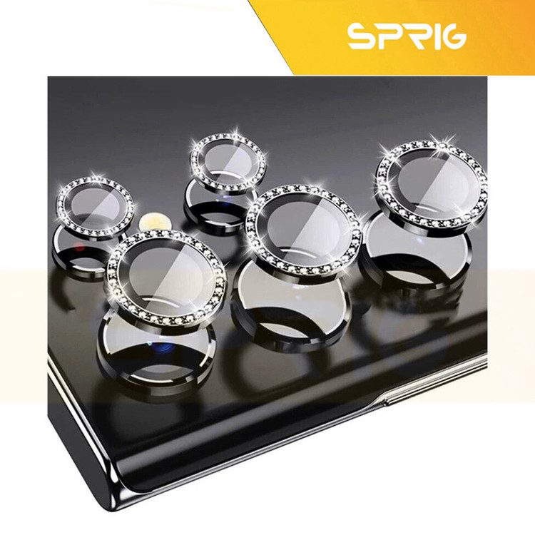 محافظ لنز دوربین رینگی D`HARD مدل Ring metal Diamond مناسب برای گوشی موبایل سامسونگ Galaxy S24 ultra 5G