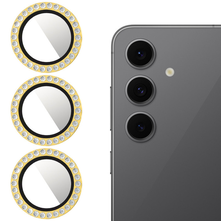 محافظ لنز دوربین والکری مدل Diamond Ring مناسب برای گوشی موبایل سامسونگ Galaxy S24 FE