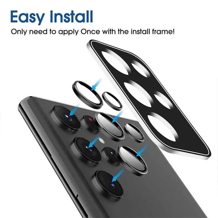 محافظ لنز دوربین مدل CAMERA مناسب برای گوشی موبایل سامسونگ Galaxy S23 ultra