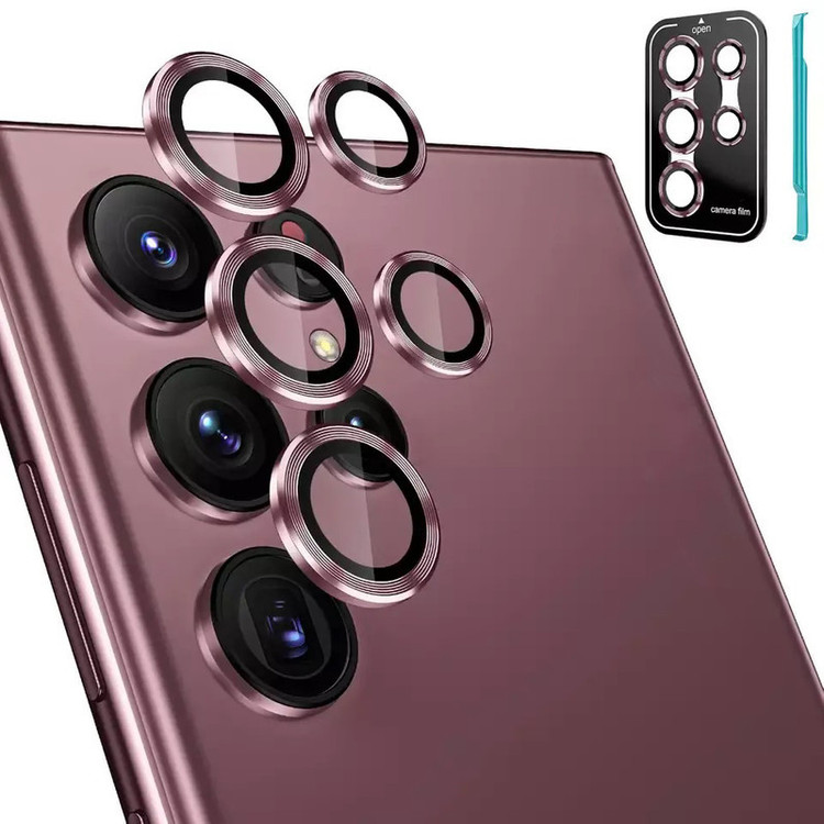 محافظ لنز دوربین مدل CAMERA مناسب برای گوشی موبایل سامسونگ Galaxy S23 ultra