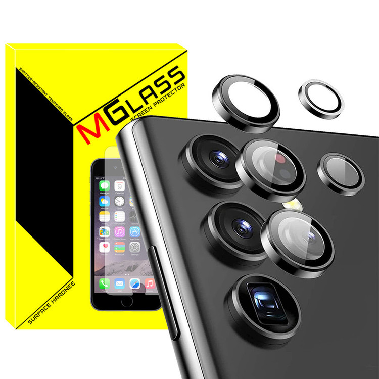 محافظ لنز دوربین امگلس مدل Ring Metal مناسب برای گوشی موبایل سامسونگ Galaxy S22 Ultra