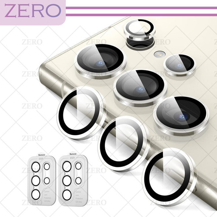 محافظ لنز دوربین زیرو مدل Ring-Metal-ZR مناسب برای گوشی موبایل سامسونگ Galaxy S24 Ultra