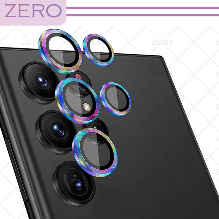 محافظ لنز دوربین زیرو مدل Ring-Metal-ZR مناسب برای گوشی موبایل سامسونگ Galaxy S24 Ultra