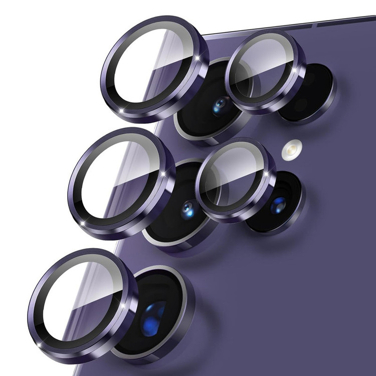 محافظ لنز دوربین گوف مدل Metal مناسب برای گوشی موبایل سامسونگ Galaxy S24 Ultra