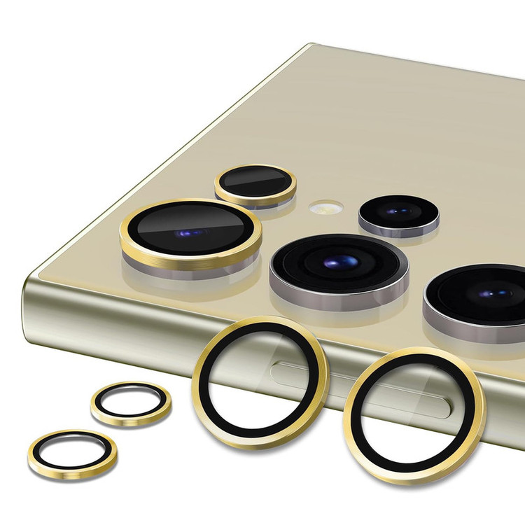 محافظ لنز دوربین گوف مدل Metal مناسب برای گوشی موبایل سامسونگ Galaxy S24 Ultra