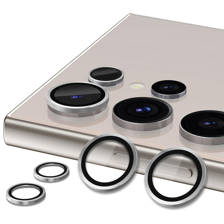 محافظ لنز دوربین گوف مدل Metal مناسب برای گوشی موبایل سامسونگ Galaxy S24 Ultra