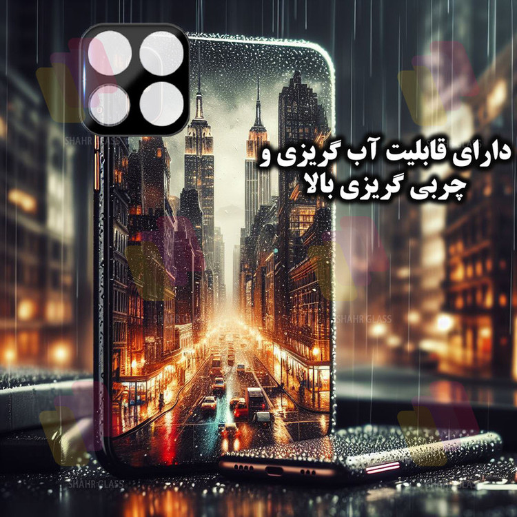 محافظ لنز دوربین شهر گلس مدل LENSFSH مناسب برای گوشی موبایل شیائومی Poco C3 / Poco C31 / Redmi 9C / Redmi 9 Activ